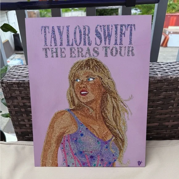 Taylor Swift Eras Tour Original Glitter Art Artwork - Picture 4 of 10